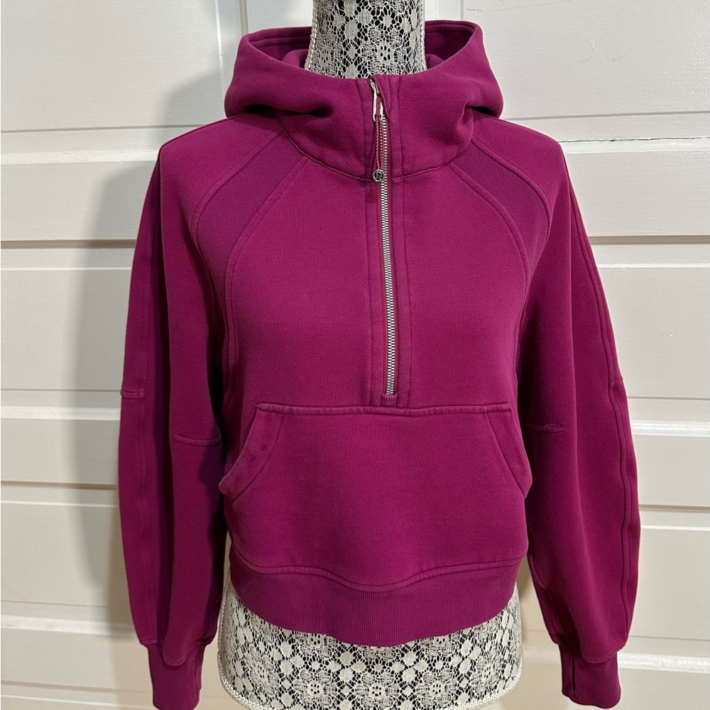 Lululemon Scuba Oversized Half-Zip Hoodie Size XS/S Purple $138